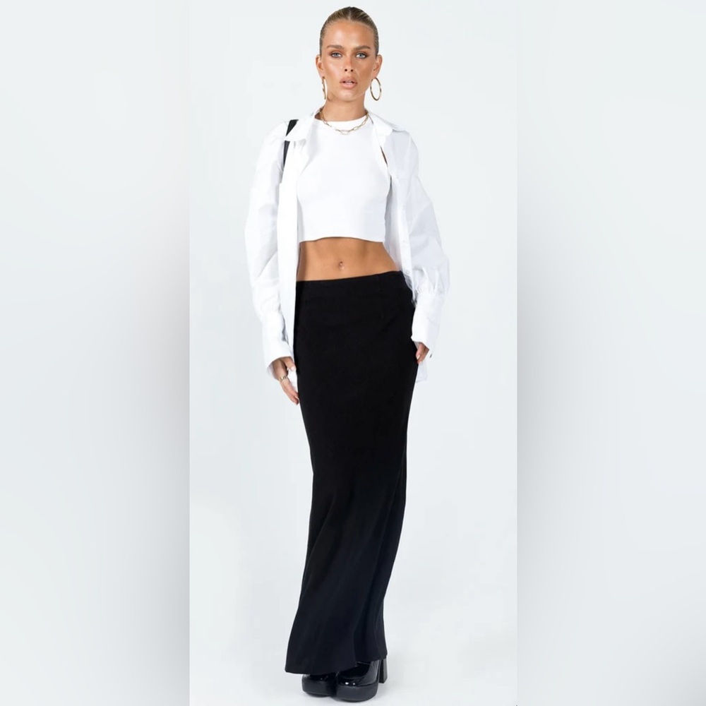Princess Polly, Black Maxi Skirt. Excellent Condition.